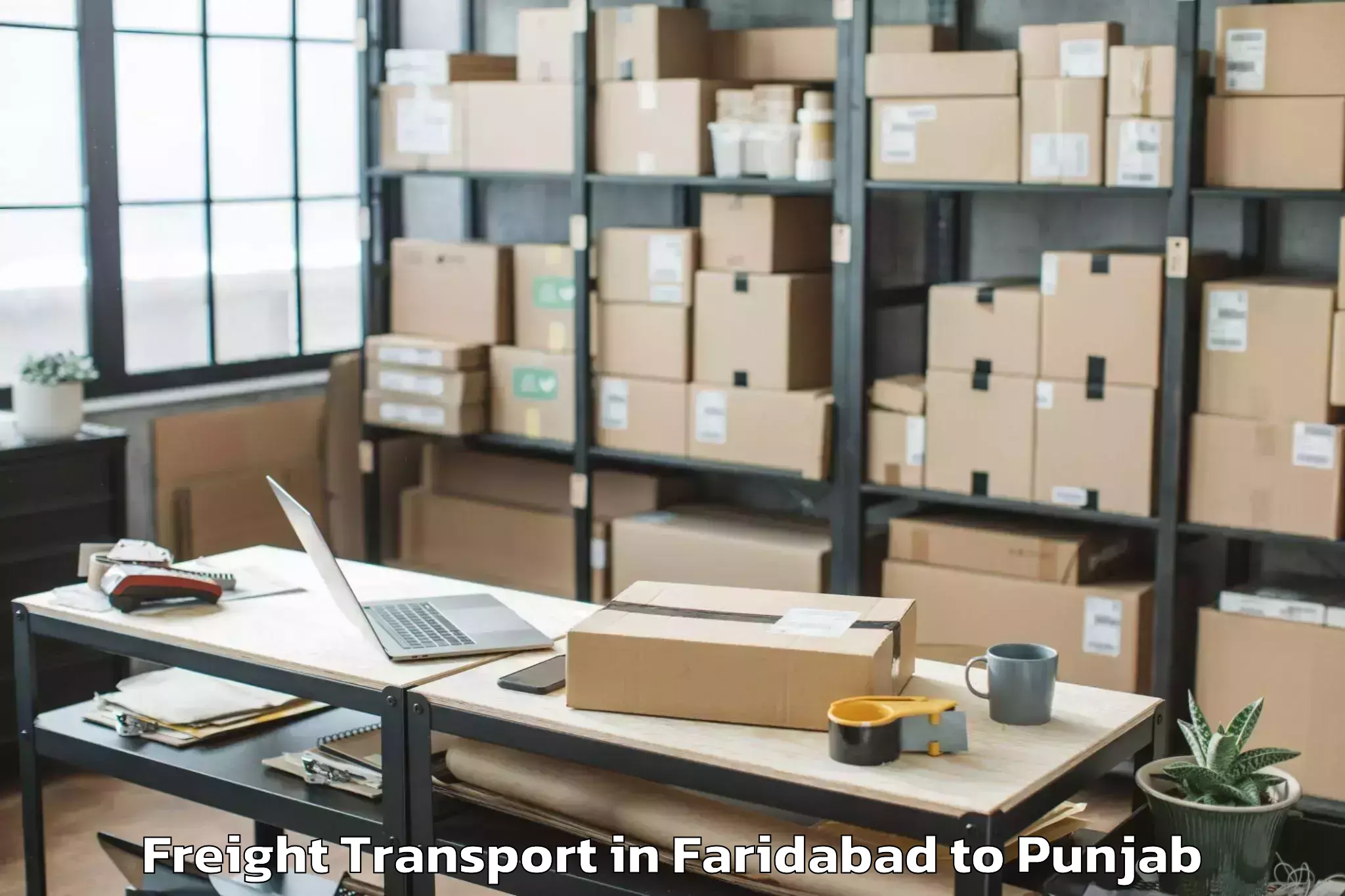 Trusted Faridabad to Muktsar Freight Transport